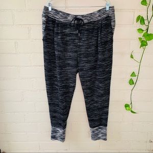 NWOT Soft Black Gray Athleisure Jogger Pants XL
